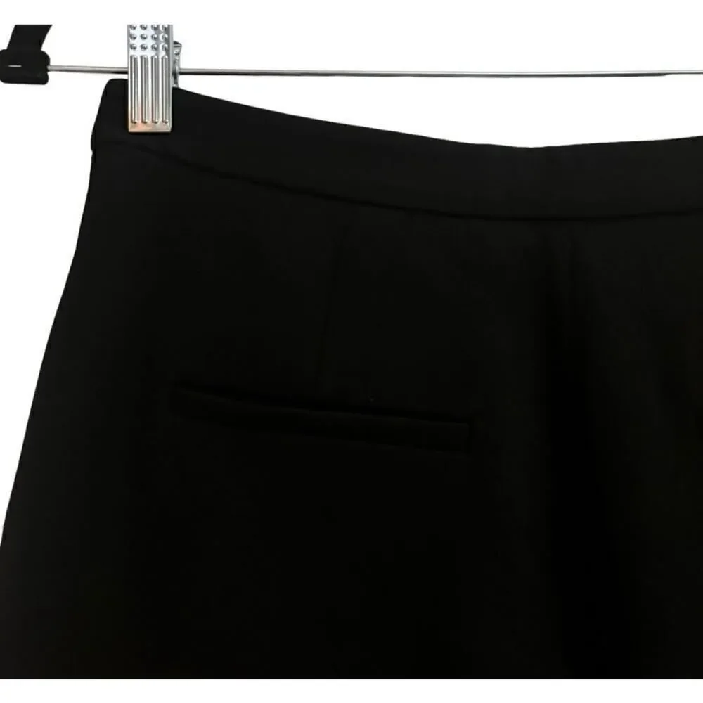 MM.LaFleur Howland Black Wide Leg Trousers Women’s Size 0 Career Pants Pockets